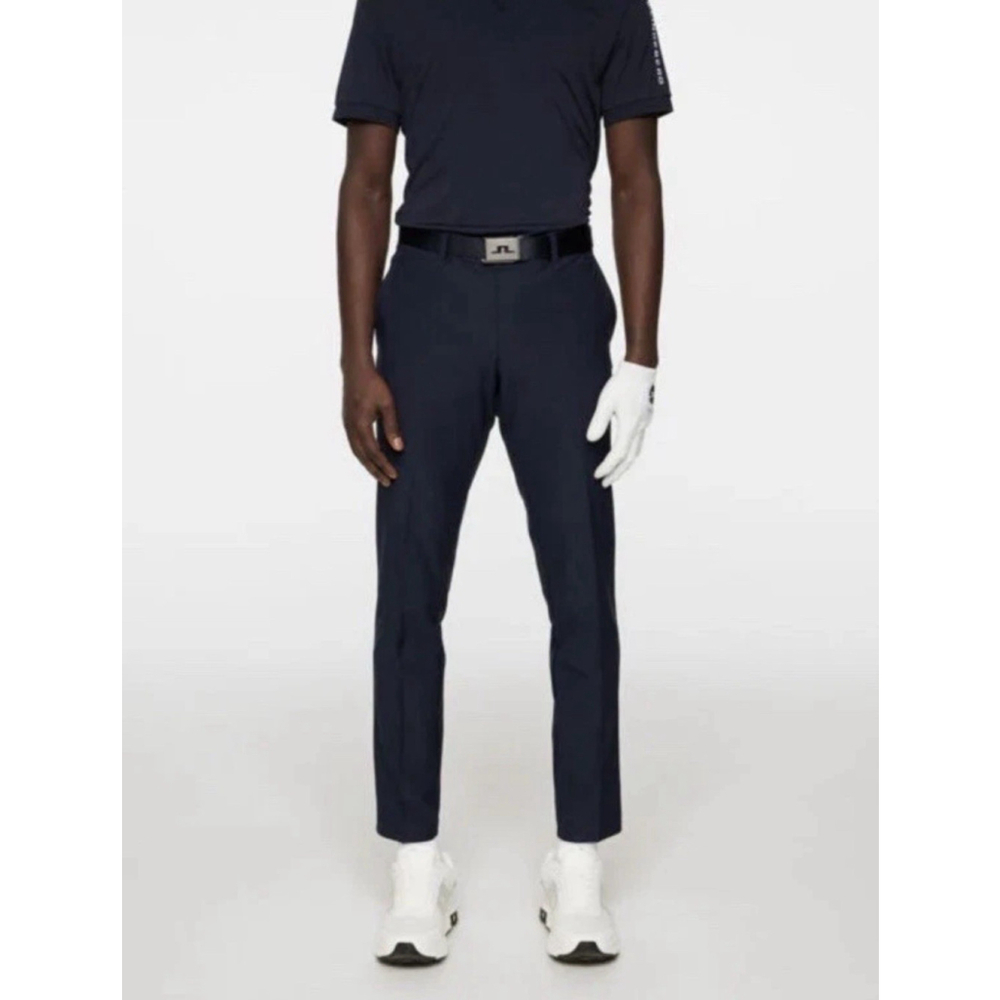 J.Lindeberg Pants Mens 30x30 Navy Blue Slim Fit Golf Dress Trousers Performance